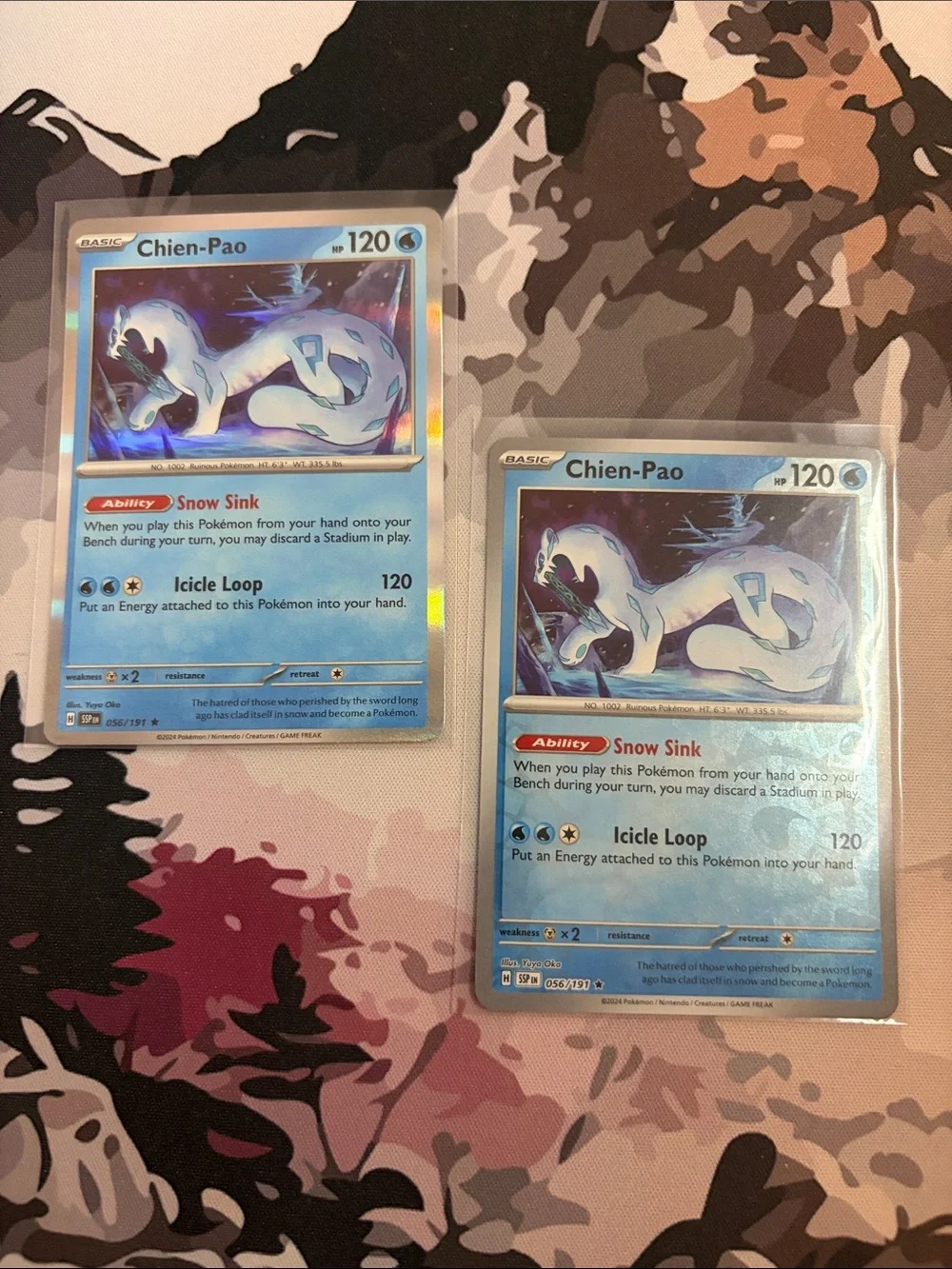 Chien-Pao Legendary Character Pokémon Reverse Holo Card Lot ❄️ | 2 Cards ✨5/$25✨
